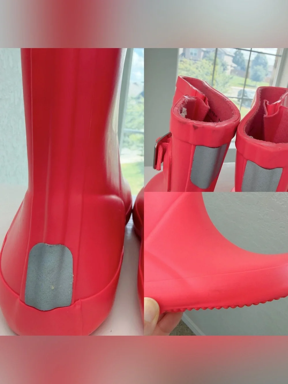 •HUNTER• toddler rain boots bright pink size 10